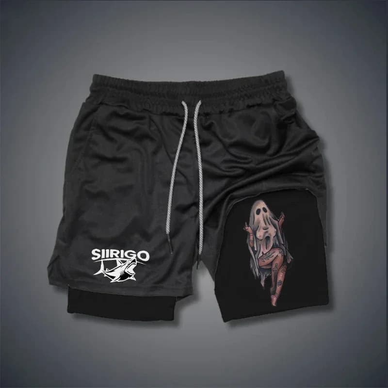 2025 Berserk Men's Running Shorts 2-in-1 Quick-Dry Running Shorts Gym and Fitness Shorts