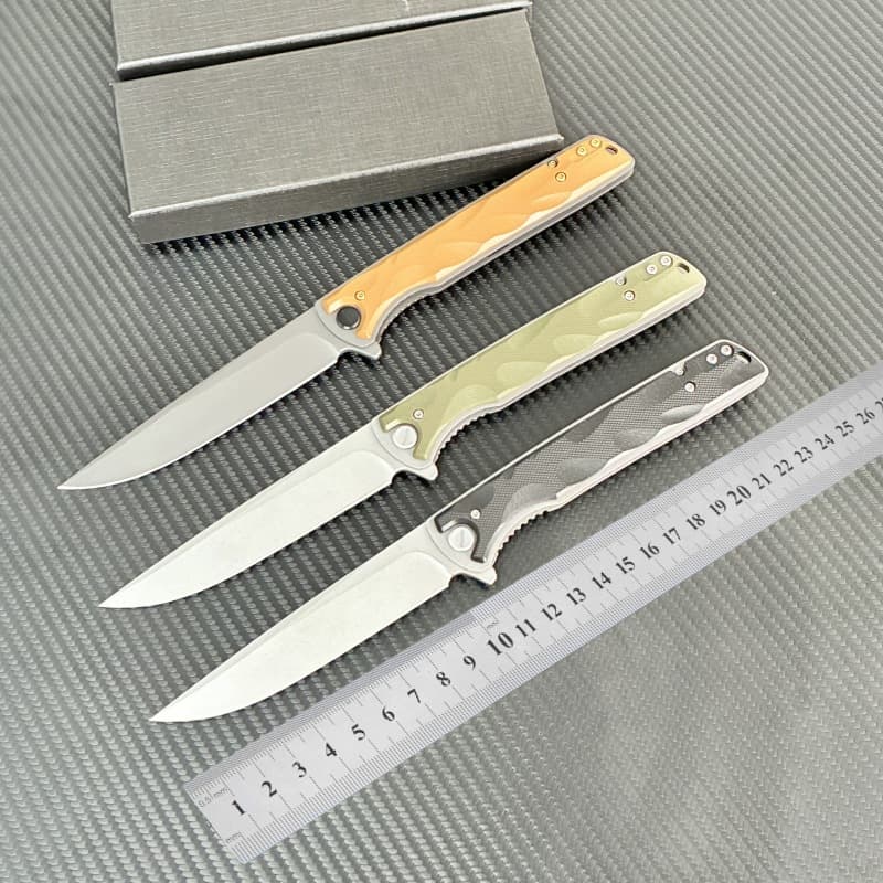 Cross-border Hot-selling Russian Outdoor Self-defense Folding Knife Camping Sharp Knife Portable Knife EDC Pocket Knife G10