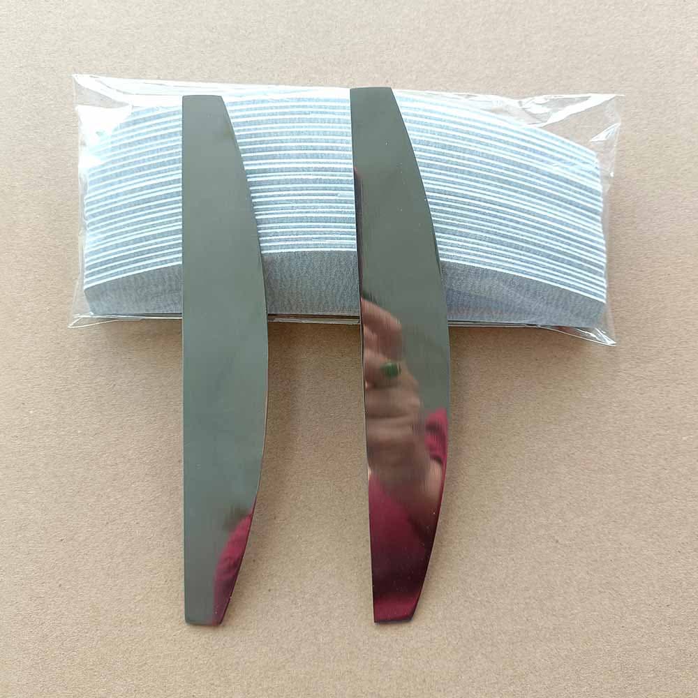 Half Moon Stainless Steel Nail File Metal Nail File Detachable Manicure Tool High Quality Sandpaper File Nail Grinder