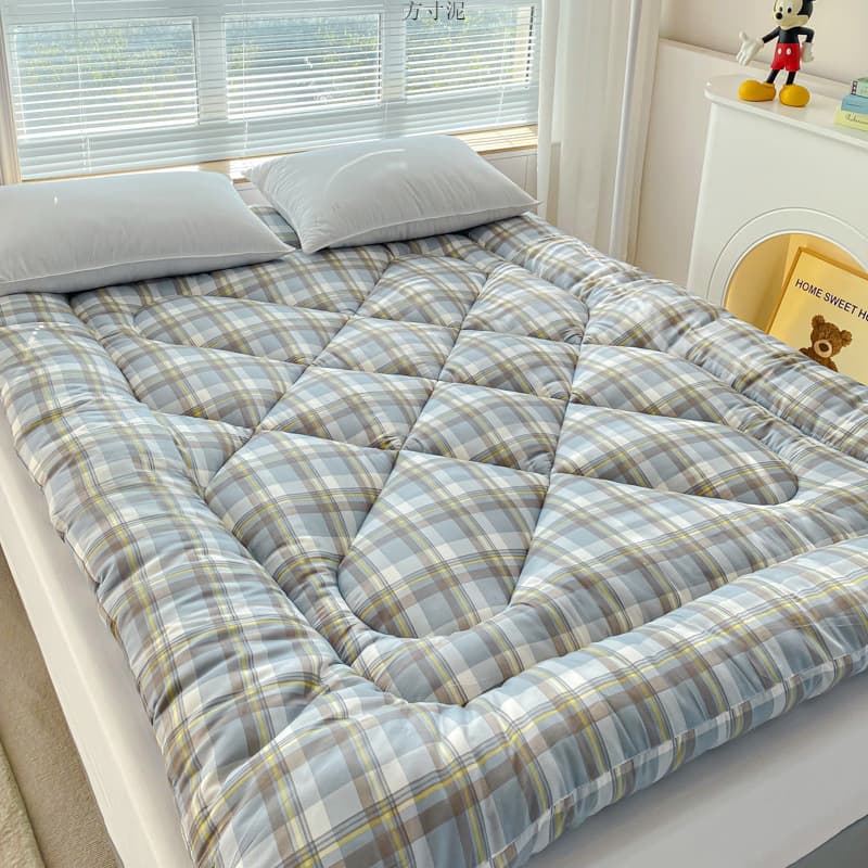 Soybean fiber mattress pads, soft cushions thickened 1.5m/1.8m cushion pads, bedding for student dormitories single person
