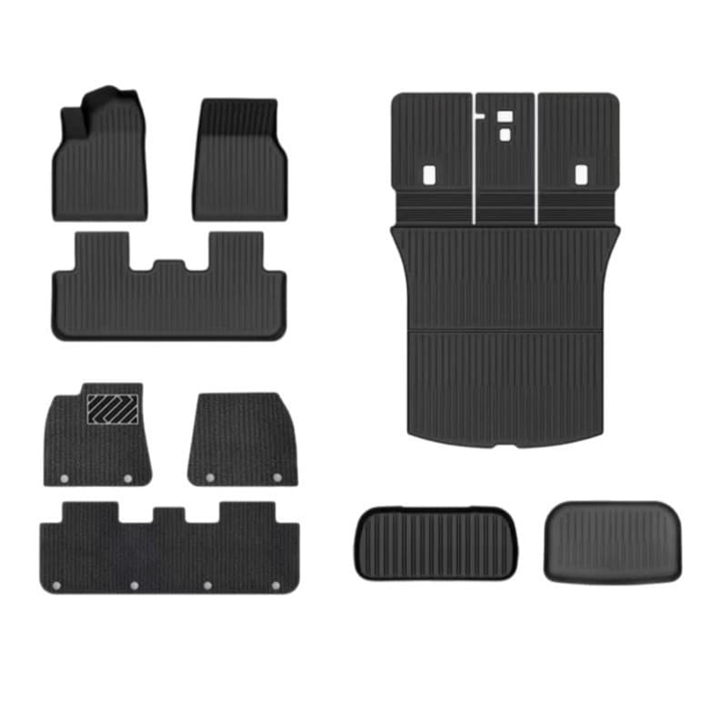 Suitable for Tesla's new Model 3 floor mats, trunk mats, backrest mats, official accessories modification