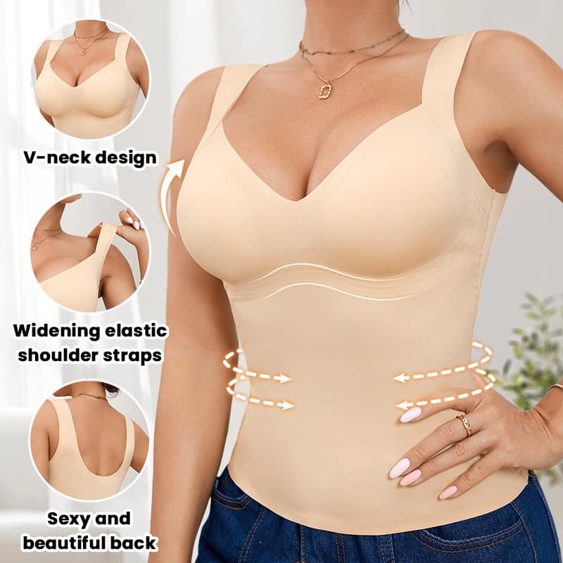 Cross-border Trade Shapewear Top for Women European and American Fit Bustier Vest Top Waist Trainer Abdomen Shaper