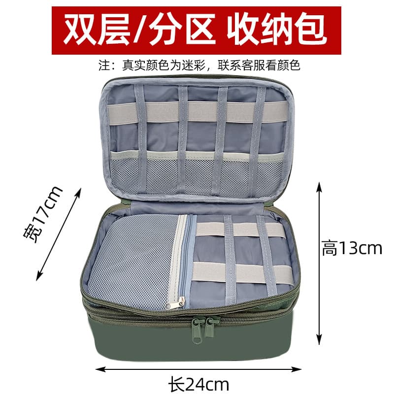 Complete Emergency Preparedness Kit with Small Carry Bag, Including Supplies, Portable Shoulder Bag Storage, Tactical Carry Bag, and Pillow Bag