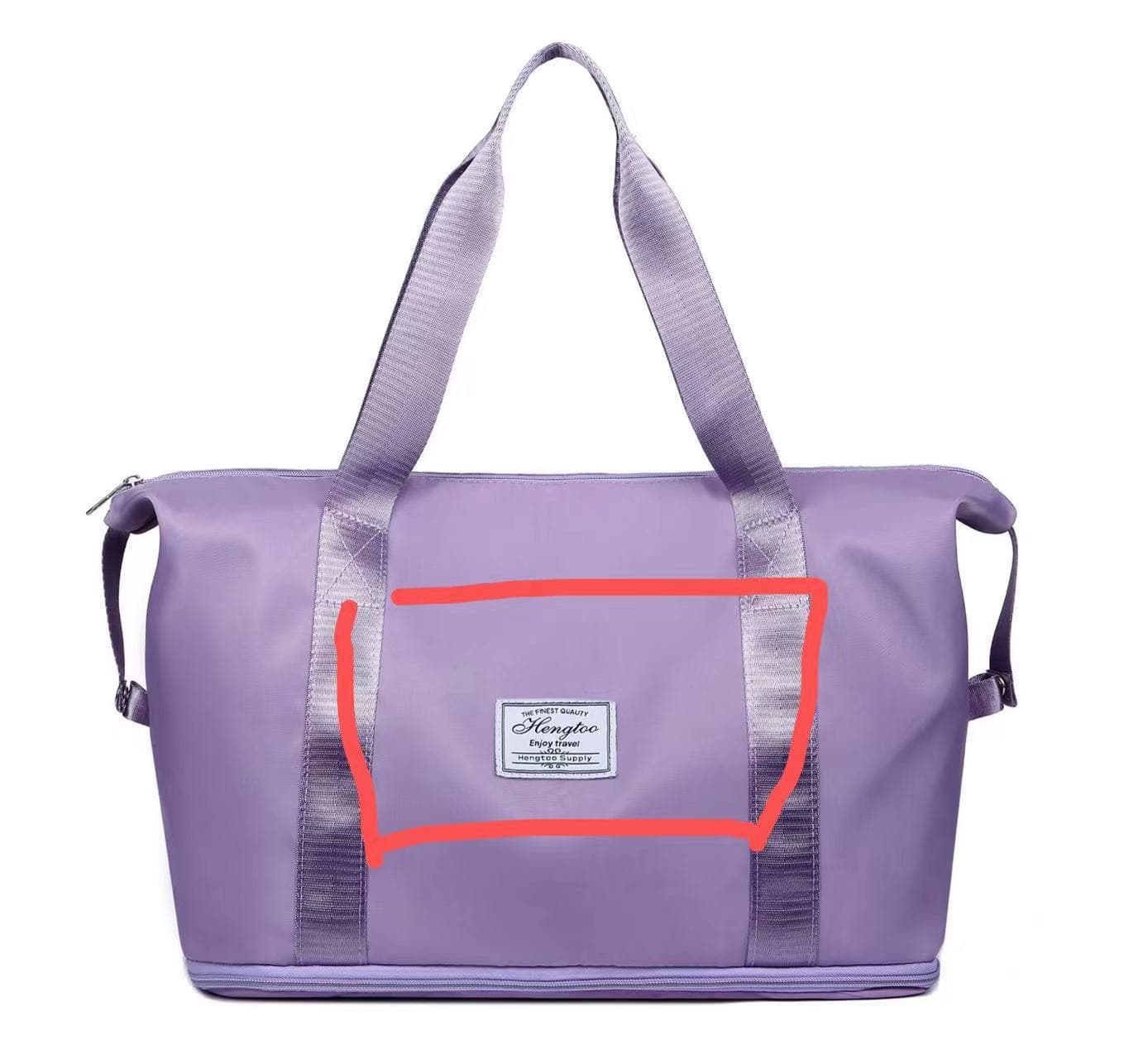 Wholesale Large-Capacity Short-Distance Travel Bag Dry and Wet Separation Fitness Bag Swimming Bag Portable Luggage Bag Foldable with Pocket