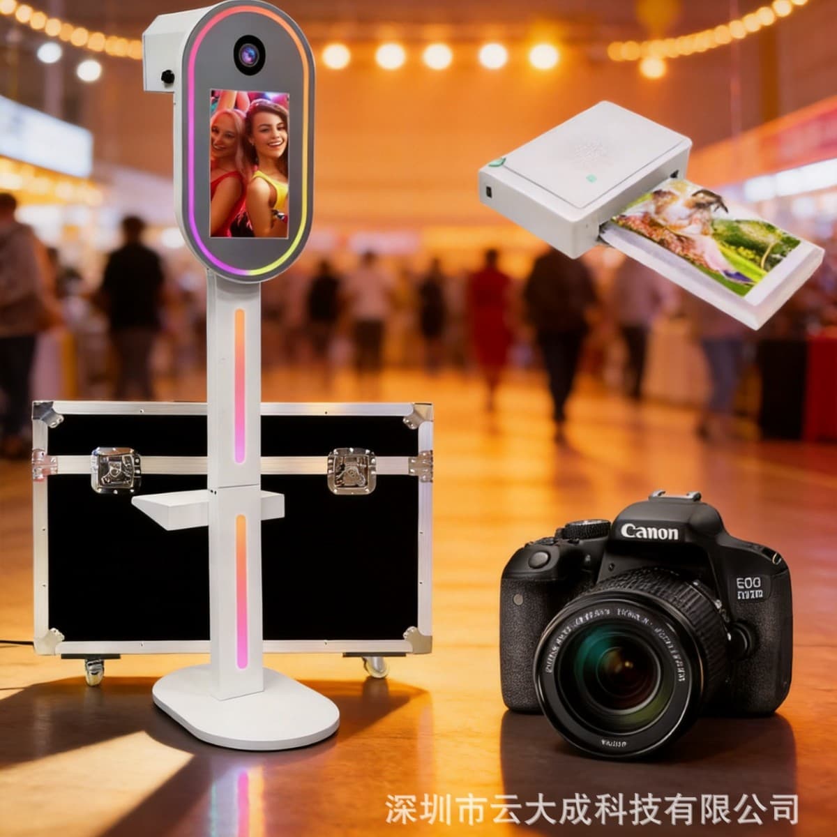 Wedding Party Photo Booth USA UK Germany Multi-Country Special Photo Booth Magic Photo Display Screen