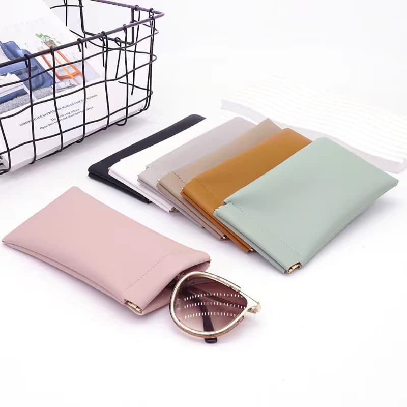 Direct Factory Auto-Closing Spring Pouch Sunglasses Eyeglasses Reading Glasses Convenient Waterproof Storage Packaging Bag