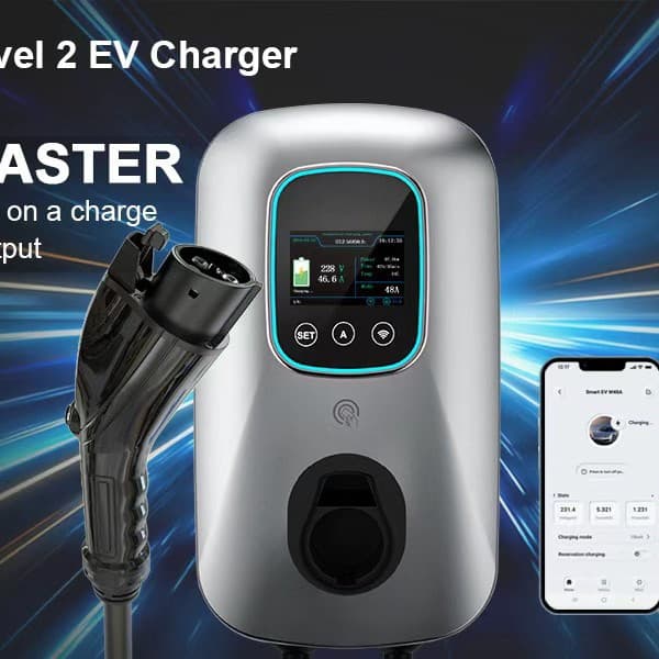 European standard new energy home charging pile 7KW-22KW AC wall-mounted charging pile, plug and play, APP WIF