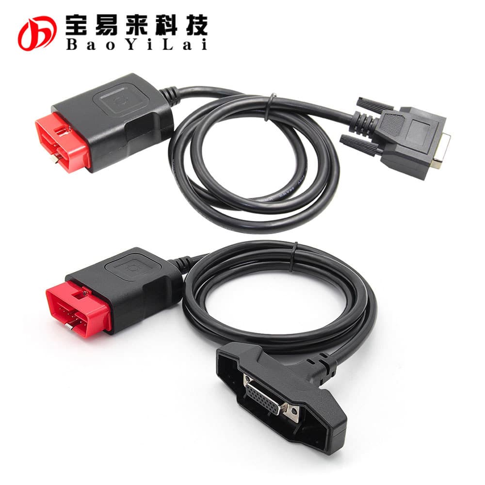 Diagnostic Tool OBDII Cable with Lighted Main Wire, Compatible with DS150e Multidiag VD150