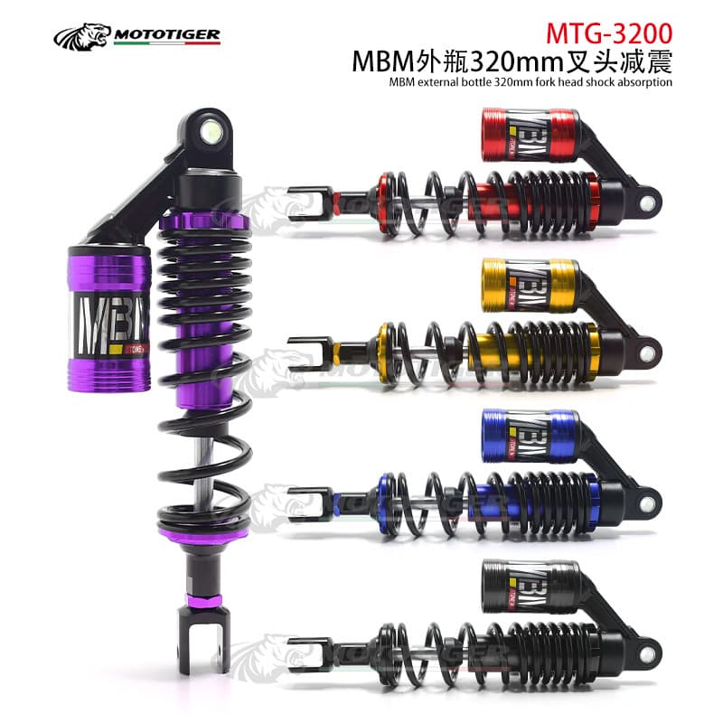Motorcycle Parts Rear Shock Absorber Compatible with Yamaha 100, Ghost Fire RSZ, Fuxi, Qiaoge, Xunying Modified Rear Suspension