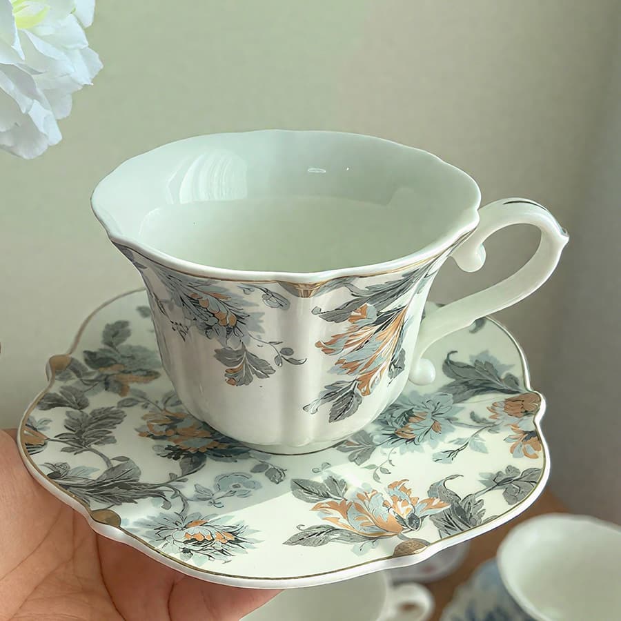 Ceramic Cup, Milk Cup, Coffee Cup, Tea Cup for Brewing Tea, Oatmeal Cereal Cup, High Aesthetic, Nordic Style