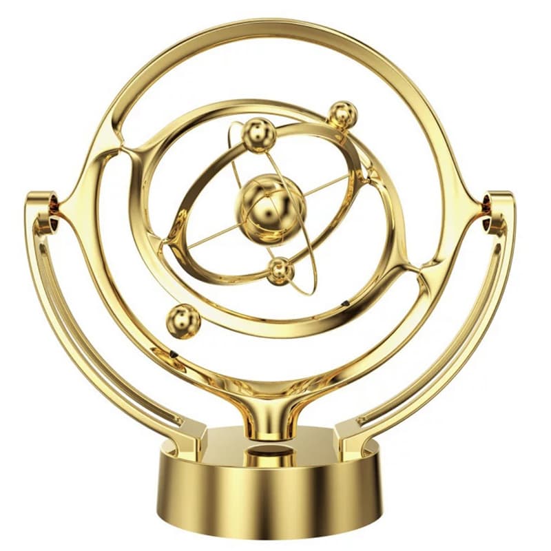 H004 Colorful Earth Perpetual Motion Universe Galaxy Celestial Swinger Magnetic Electric Rotating Chaos Pendulum