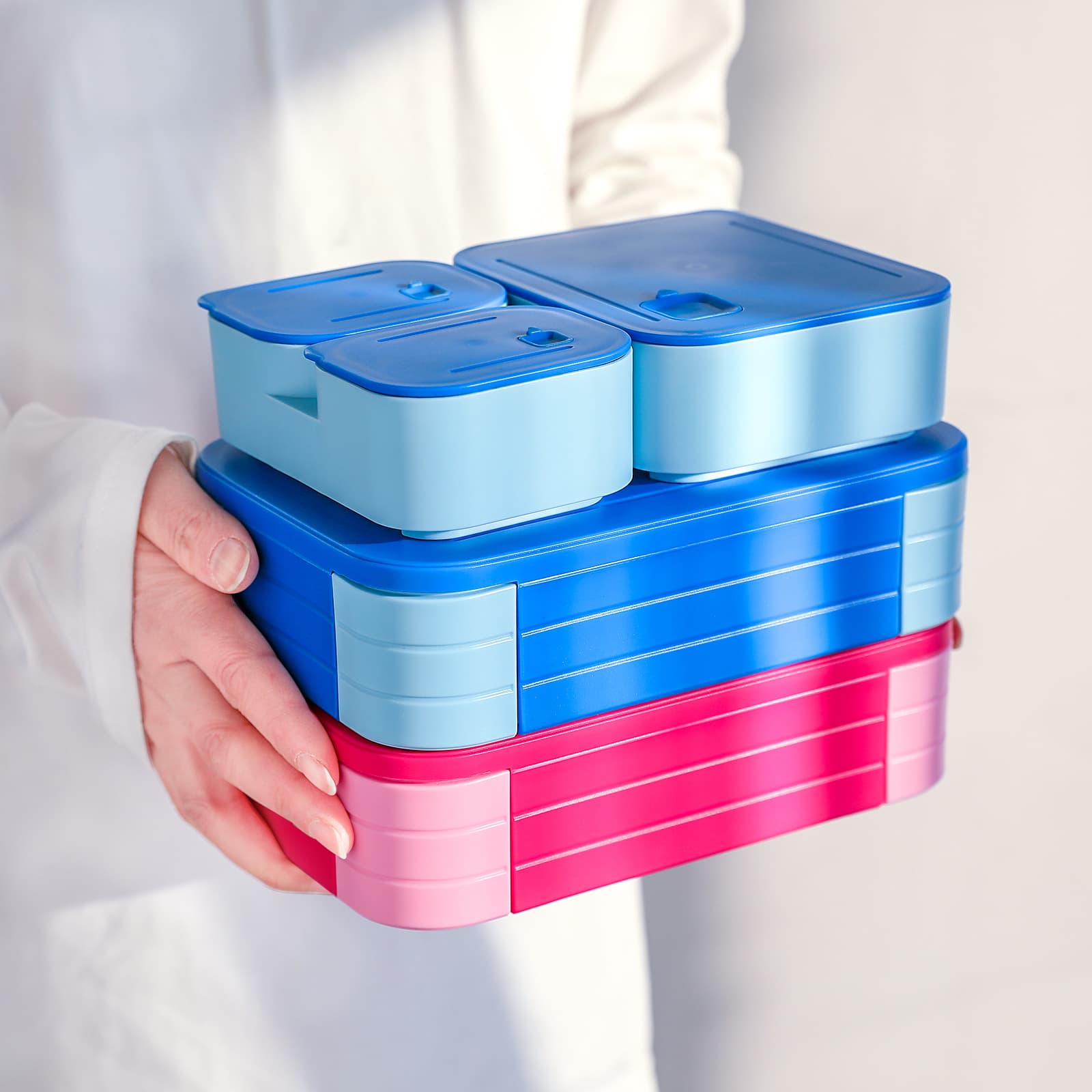 Cross-border Amazon compartmented lunch box lunch box for office workers microwave oven special student sealed lunch box food grade