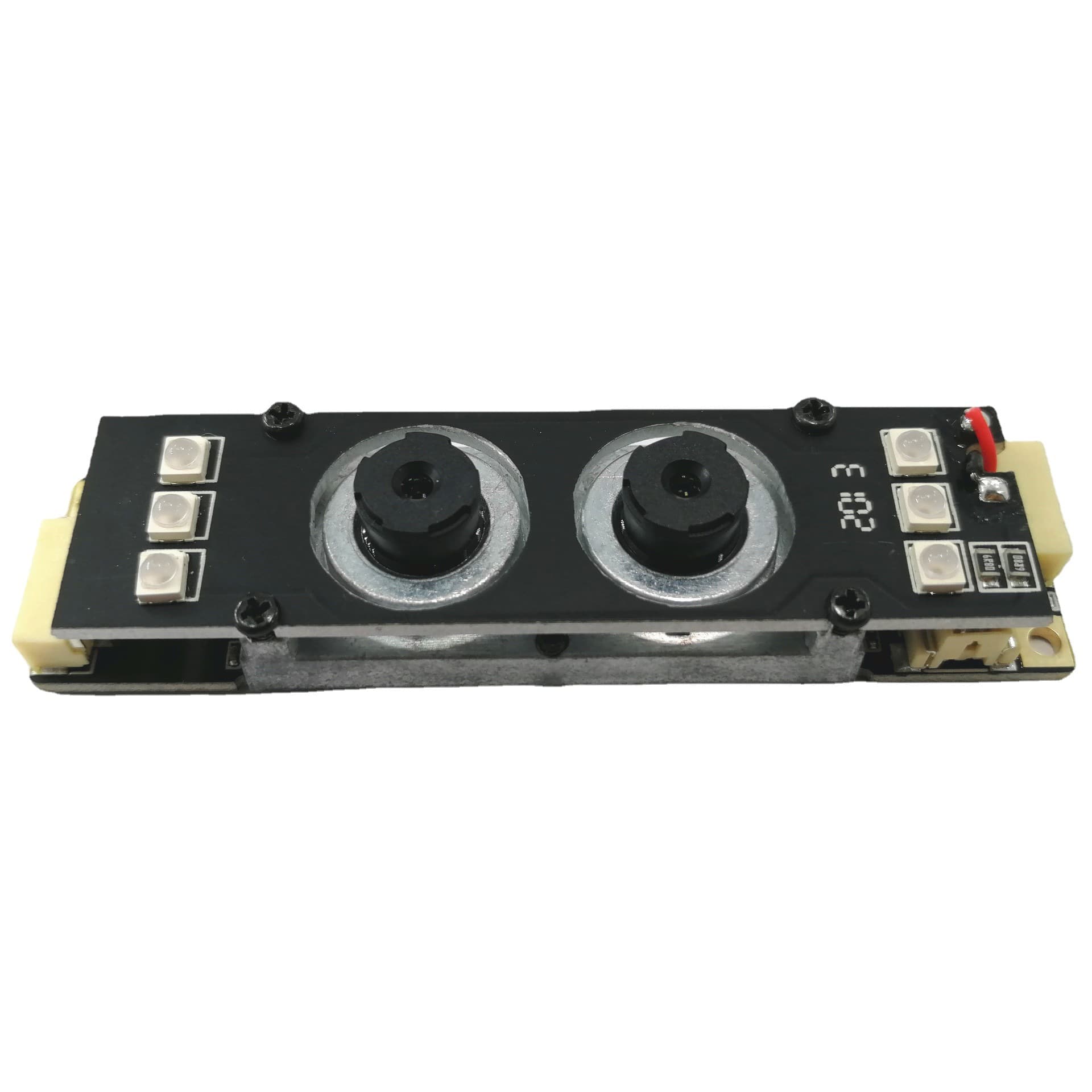 Horizontal Ultra-Thin Dual-Lens Liveness Detection Face Recognition Authentication Near-Infrared USB Camera Module