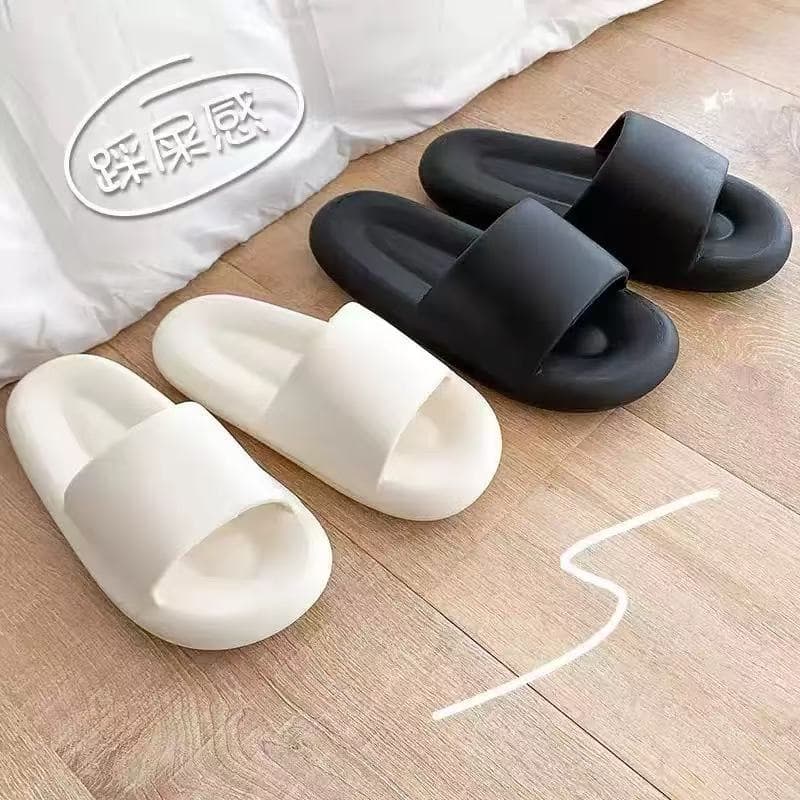 Summer Soft Slippers Women's Home Anti-slip Silent Soft Sole Couples Style Student Unisex Outdoor Slippers