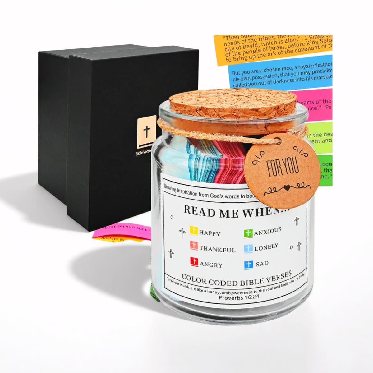 Cross-border e-commerce best-selling prayer jar, Amazon wish bottle, Bible Verses in a Jar, emotional bottle gift.