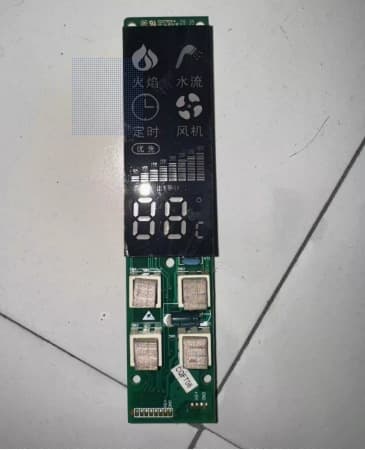 Disassembled water heater 0040490146 display panel