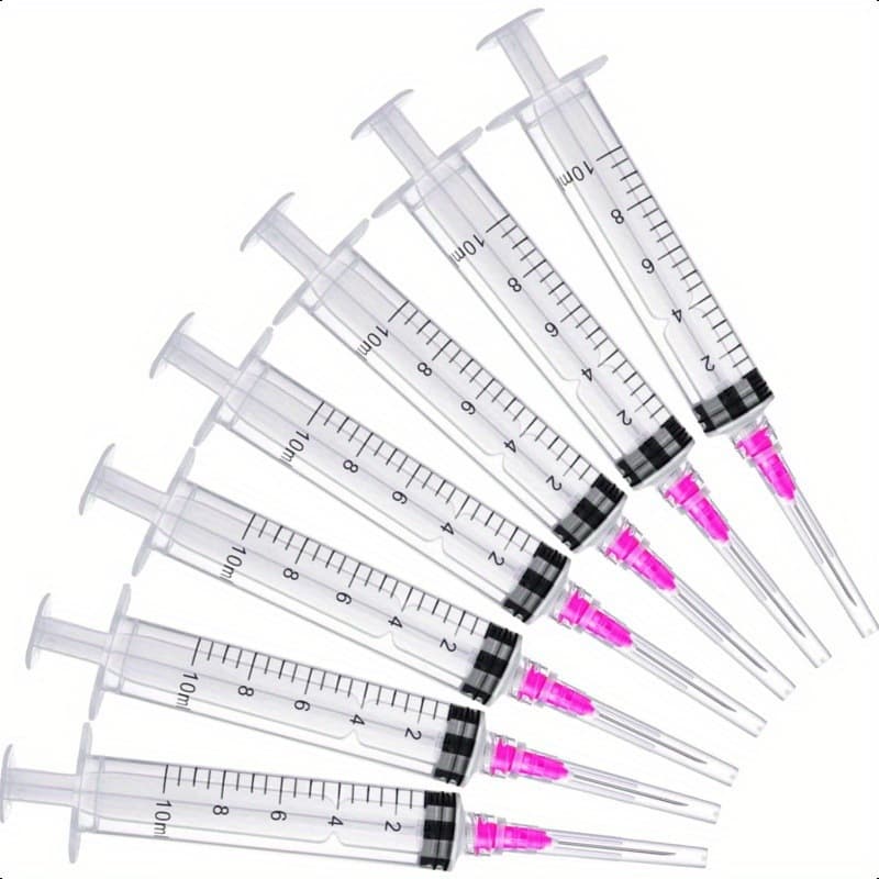 2025 new cross-border drop shipping 20 packs 0.34 oz 18Ga 1.5 cross-border industrial sterile syringes