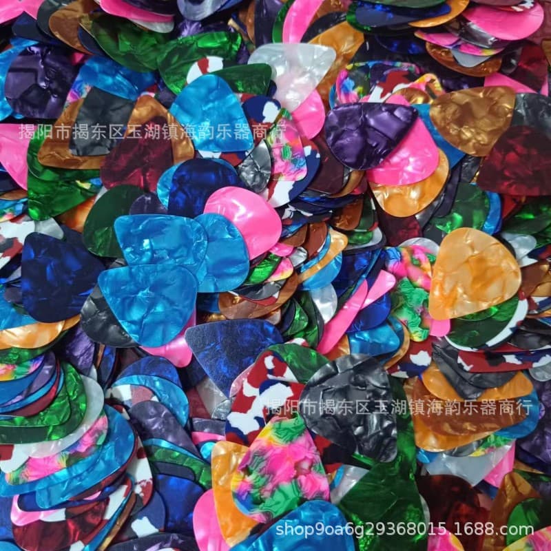 Guitar Celluloid Picks, Folk Guitar Picks, Factory Wholesale Ukulele ABS Picks, Musical Instrument Accessories