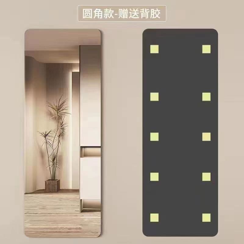 Foreign Trade High-Definition Soft Mirror, Acrylic Mirror Self-Adhesive Wall Sticker for Dorm, Bathroom, and Bathroom Decor