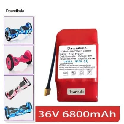 Twisting car 36V advanced lithium-ion battery 4.4mAh Ah electric self-priming air cushion car lithium-ion battery