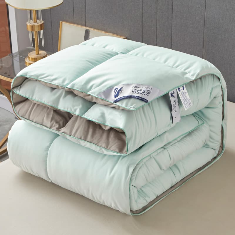 Hotel feather down-like quilt inner, autumn/winter all-cotton thickened warm spring/autumn quilt, winter quilt, cotton quilt, wholesale gift quilts