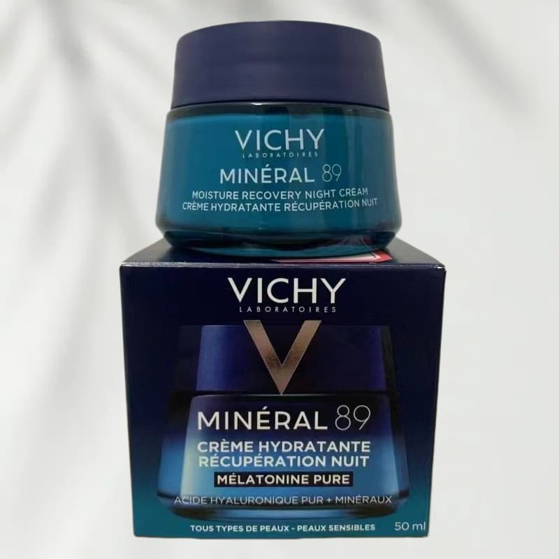Vich Mineral 89 Mineral Night Anti-Darkening Repair Moisturizing Night Cream 50ml