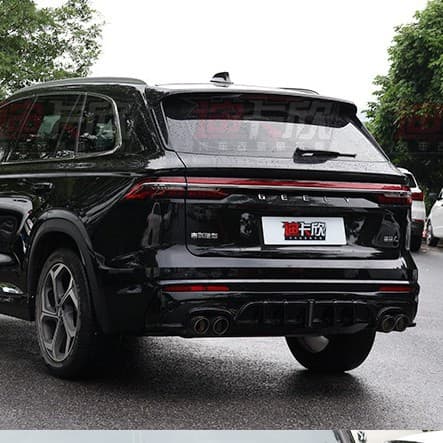 Body kit for 21-24 Xingyue L modification including front lip, rear lip, side skirts, front spoiler, rear wing, and rear diffuser
