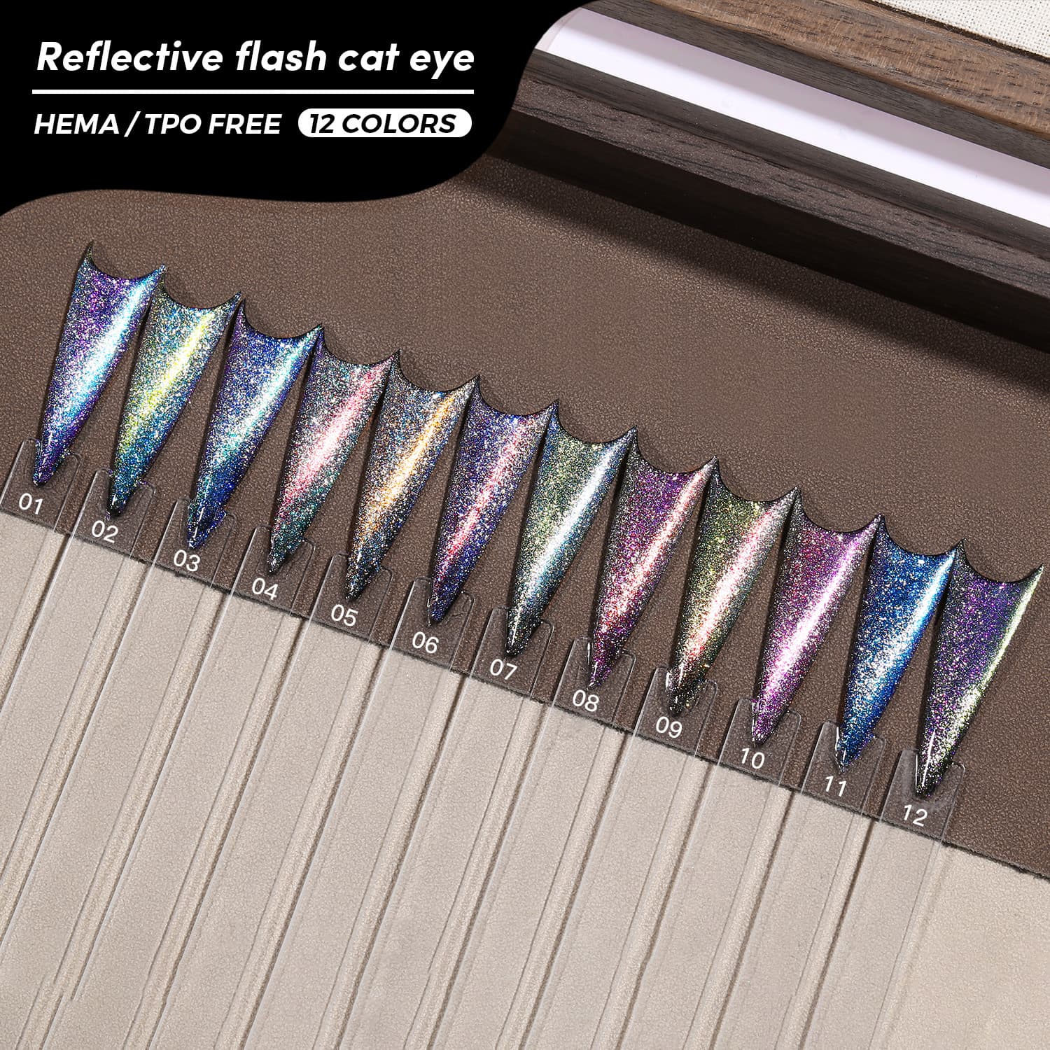 JTING Jingting New Cat Eye Gel 12 Colors Diamond Glitter Cat Eye Gel Nail Polish Magnet Cat Eye Foreign Trade Wholesale