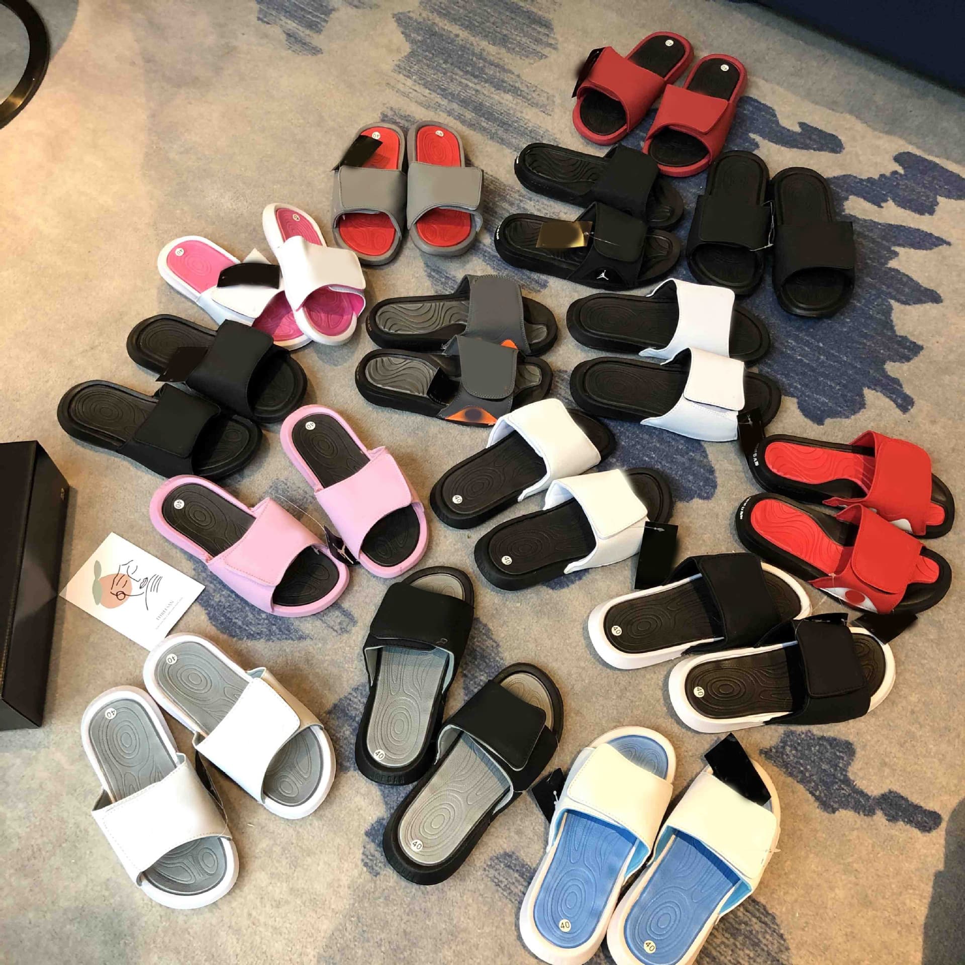 Summer Ninja Slippers Feiren Qiao 6 Basketball Sports Slippers Couple Outdoor AI Slippers Men Women Couple Velcro