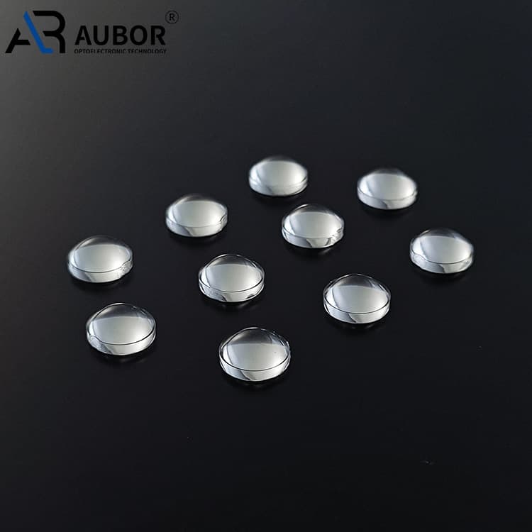 PMMA high-transmittance background suppression lens, human body infrared precision sensing laser receiving and detection lens.
