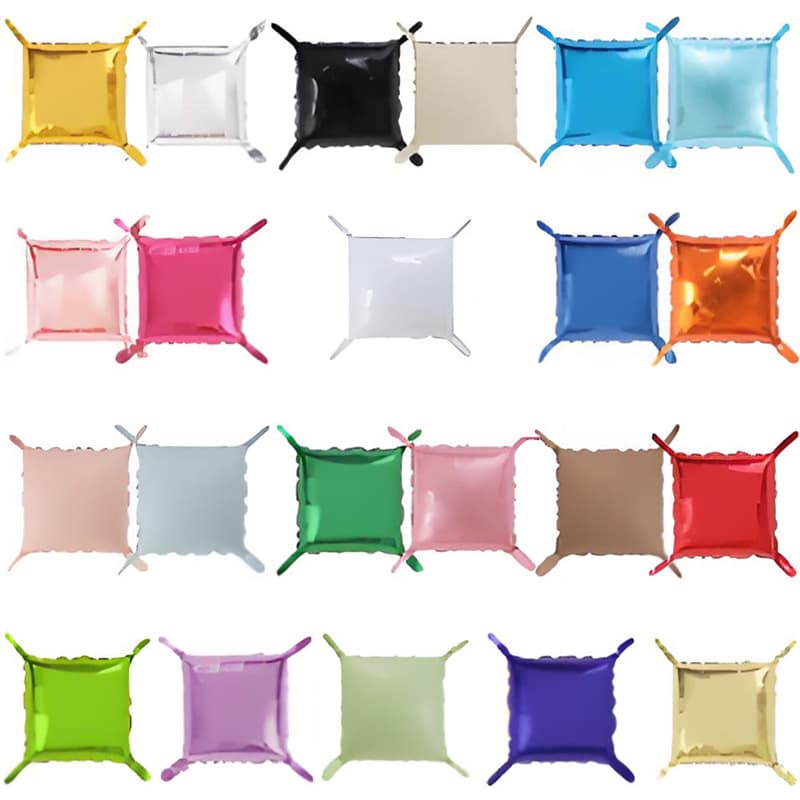 Square background wall balloon birthday Christmas party layout plaid background wall square photo aluminum film balloon