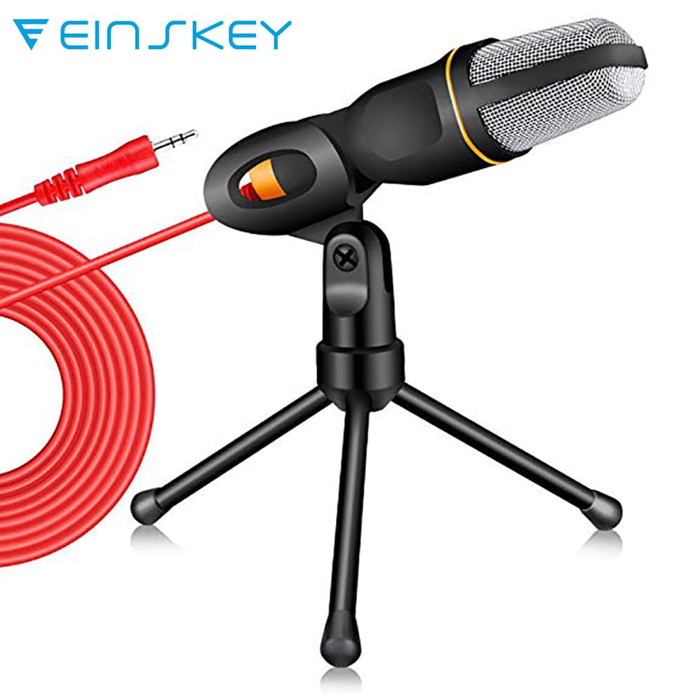 Cross-border Supply Computer Video Voice Microphone with Stand, Mobile Live Streaming Singing Wired Condenser Mic