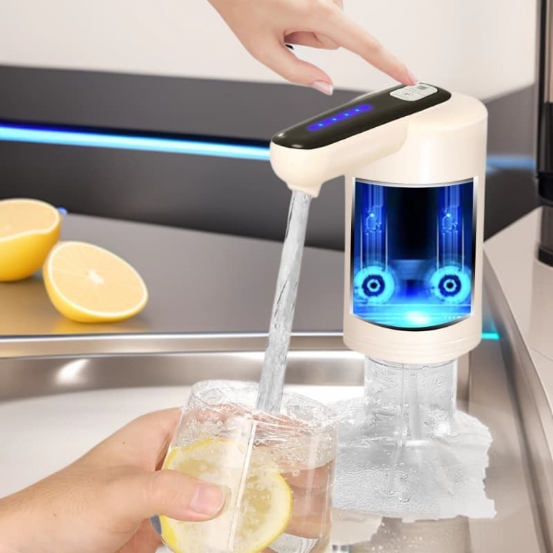 Custom Dual Pump Water Dispenser Barrel Electric Water Press Purified Mineral Water Suction Pump Automatic Water Dispenser