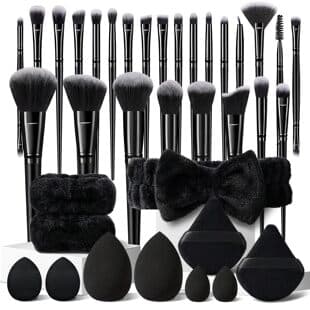 New Cross-Border 36-Piece Makeup Tool Set: Makeup Brushes, Powder Puffs, Beauty Blender, Shein/Temu Dropshipping Wholesale