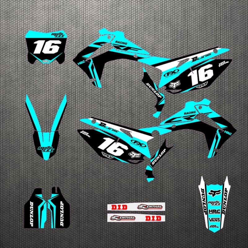 Dirt Bike Decal Sticker Kit for HONDA CRF250R 2014-2017 CRF450R 2013-2016 RK