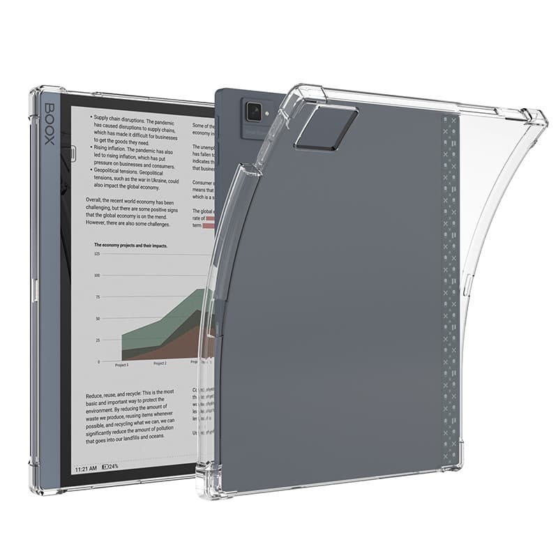 Fits Boox Tab10C Pro/Ultra e-reader, air cushion shockproof transparent protective case