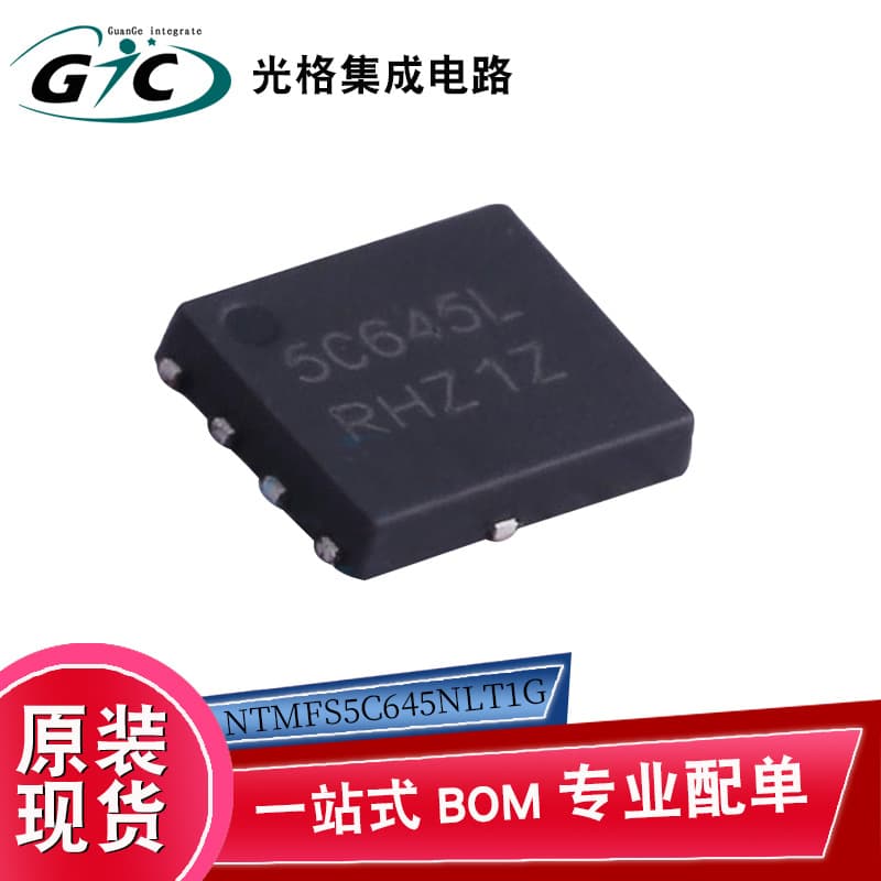 Original NTMFS5C645NLT1G SO-8FL-4 N-Channel MOSFET Electronic Component IC Semiconductor Chip