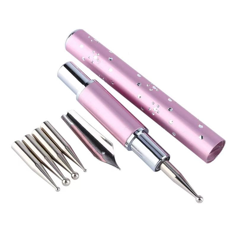 Cross-border hot selling nail art dot pen tracing nail dot flower needle color painting flower nail art pen manicure tools wholesale in stock