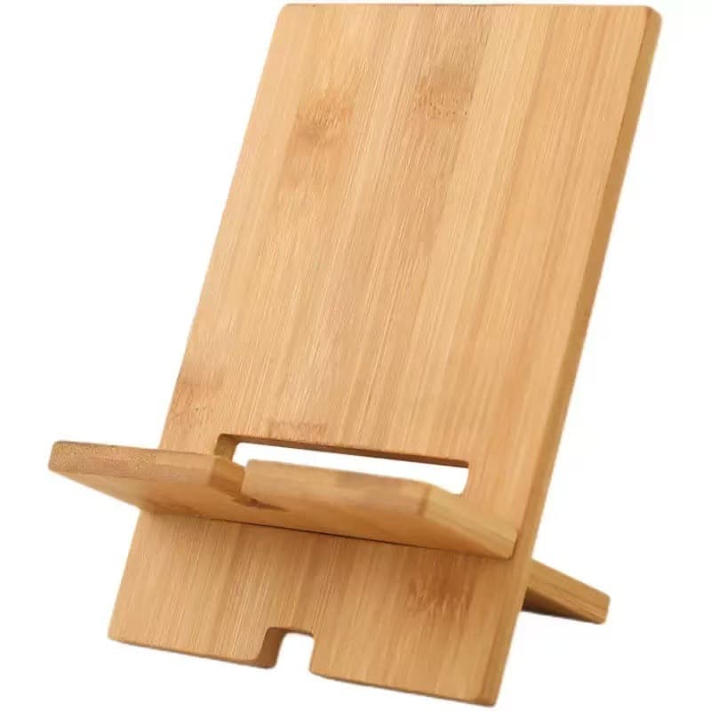 Wooden Phone Stand, Wooden Detachable Multi-Purpose Stand, Simple Desktop Tablet Phone Charging Stand, Solid Wood Base