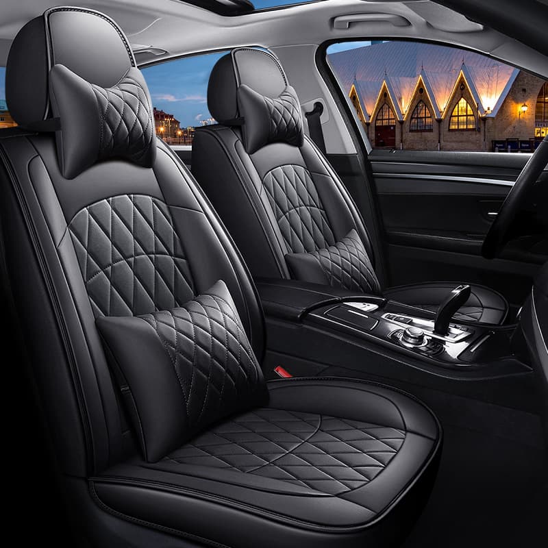 Full Coverage Car Seat Covers for Old 10 Models and New 2015 Mazda 6, Mazda 3, Mazda 6 - All-Season Universal Fit