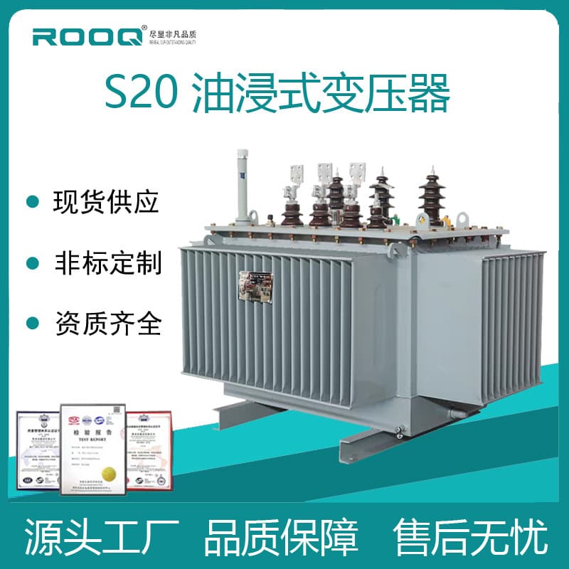 S20 Oil-Immersed Transformer 250kVA High Voltage Three-Phase S13-315/630KVA Copper/Aluminum Core Power Transformer