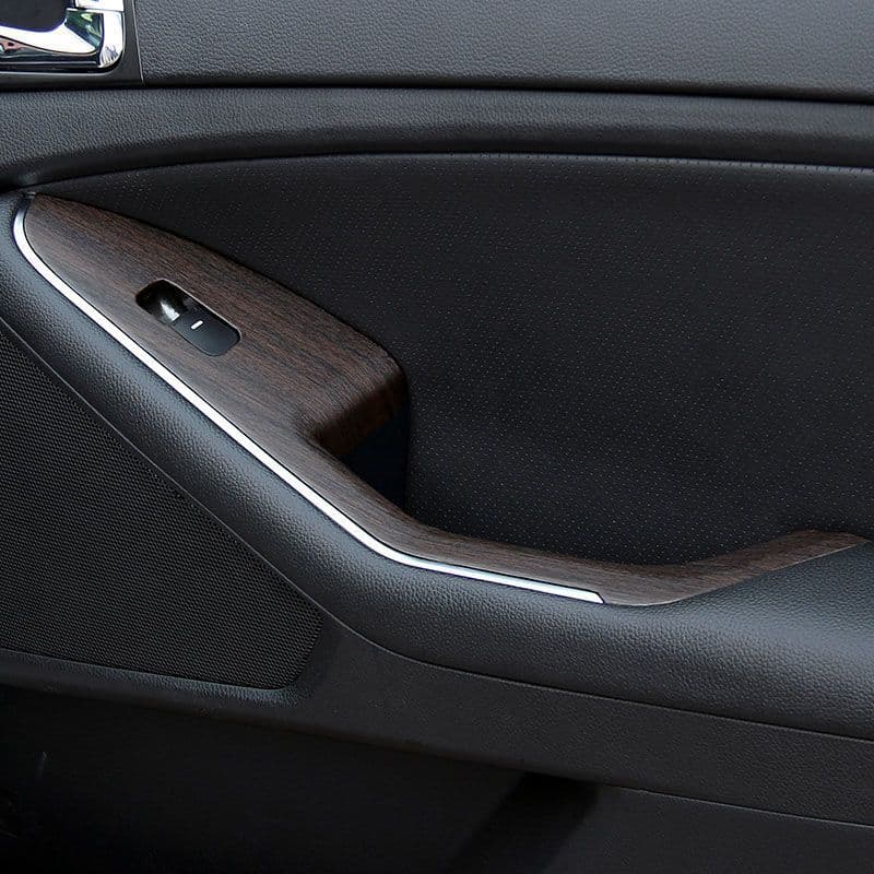 Car Interior Color Change Film Imitation Wood Grain Wrap Sandalwood Pomelo Wood Center Console Dashboard Decoration Sticker Glossy Matte