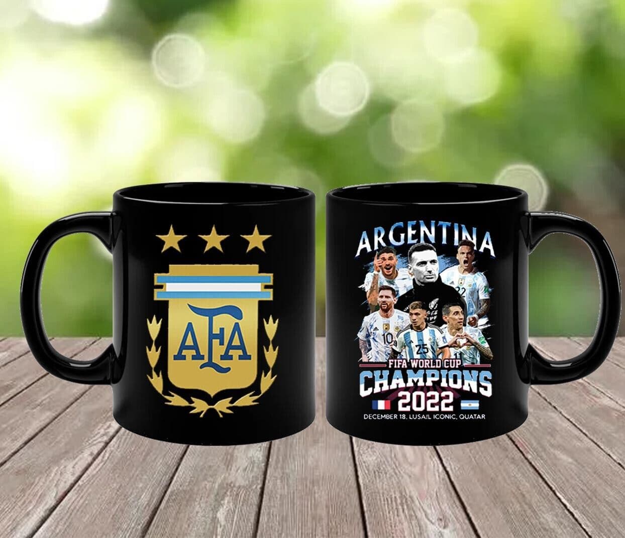 Lionel Messi Ceramic Coffee Mug Qatar World Cup Commemorative Tea Water Cup Modern Simple High Temperature Resistant White Porcelain