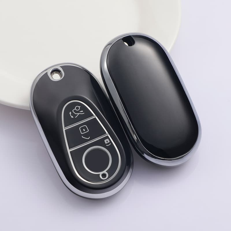 New 2022 Mercedes-Benz C-Class Key Cover C200L C260L Maybach S-Class Luxury Shell S400L Business Style TPU Material