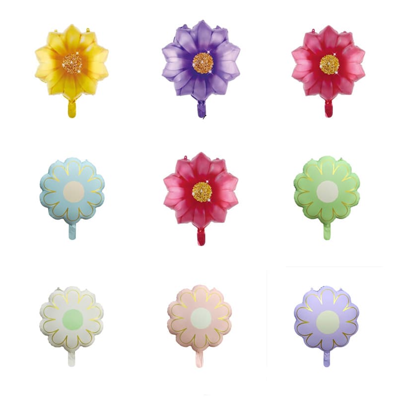 Flower Foil Balloon Cartoon Daisy Balloon Birthday Party Decoration Balloon Toy