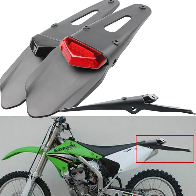 Motorcycle Electric Vehicle Accessories Modified Rear Fender Small Tail Light Off-Road Motorcycle LED Brake Light Warning Light