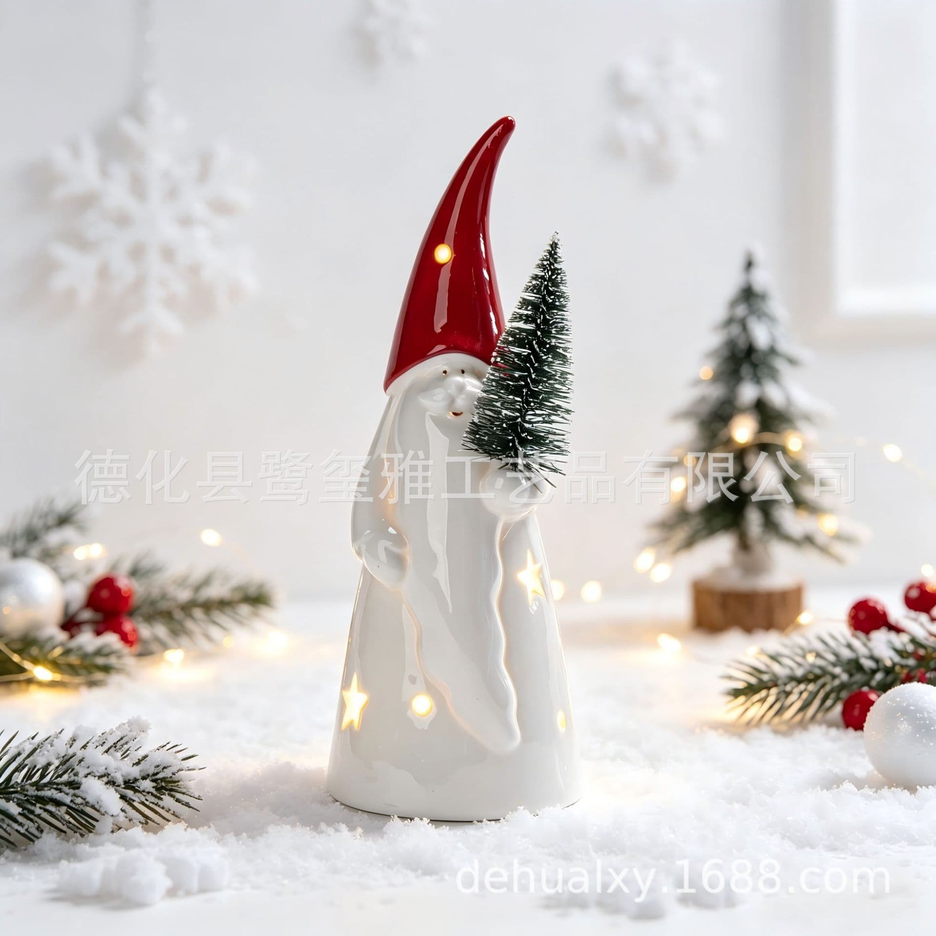 Creative Nordic Style Santa Claus Ornament Children's Christmas Gift Holiday Atmosphere Decoration
