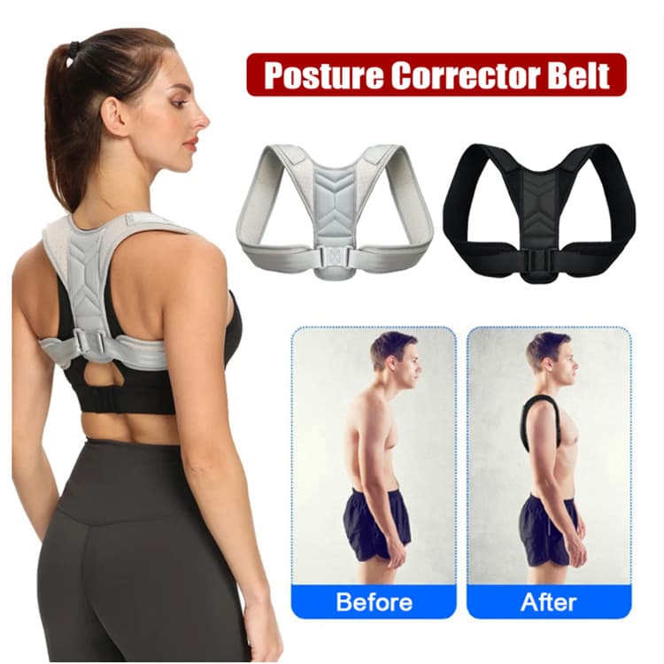 Amazon's best-selling back and collarbone corrector belt, anti-hunchback belt for men and women, posture corrector, sitting posture corrector.