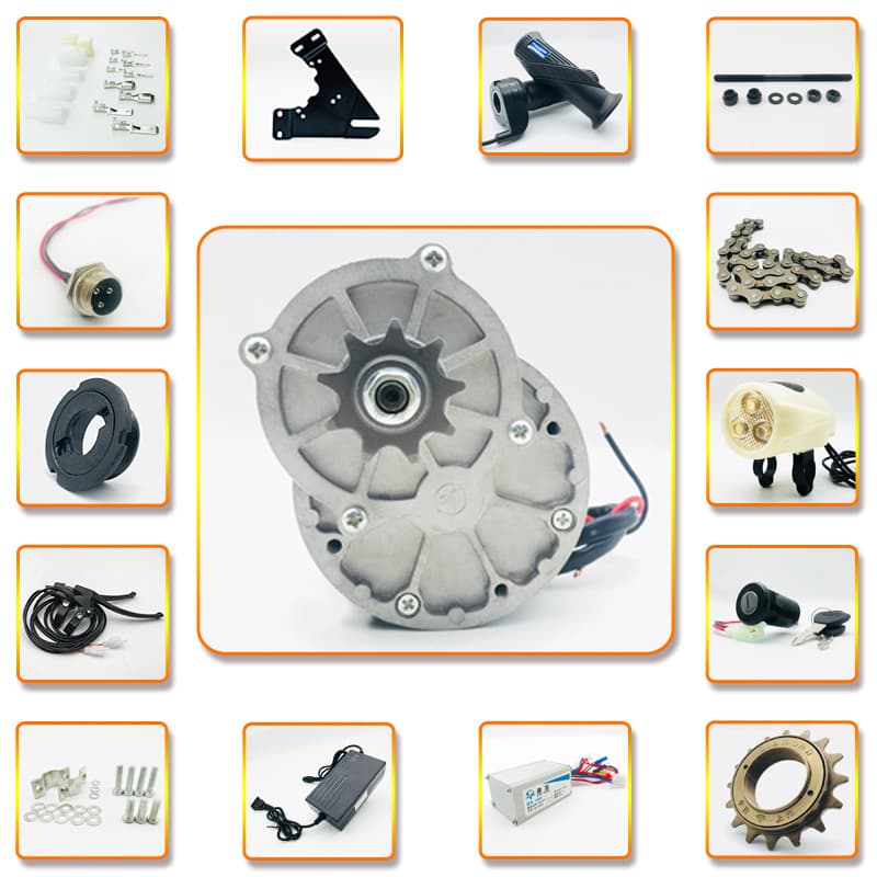 Old Version Bicycle Conversion to Electric Bike 24V 250W 350W Accessories Full Set Motor Parts