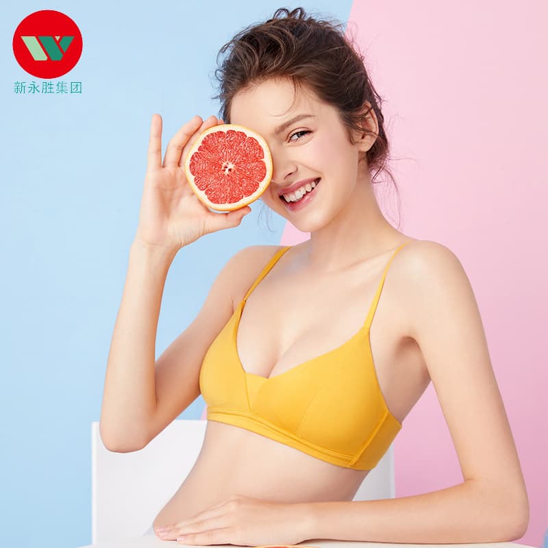 Girls Sleepwear Wireless Bra Comfortable Breathable Thin Style Underwear Women's Home Clothes Soft Fabric No Trace Design